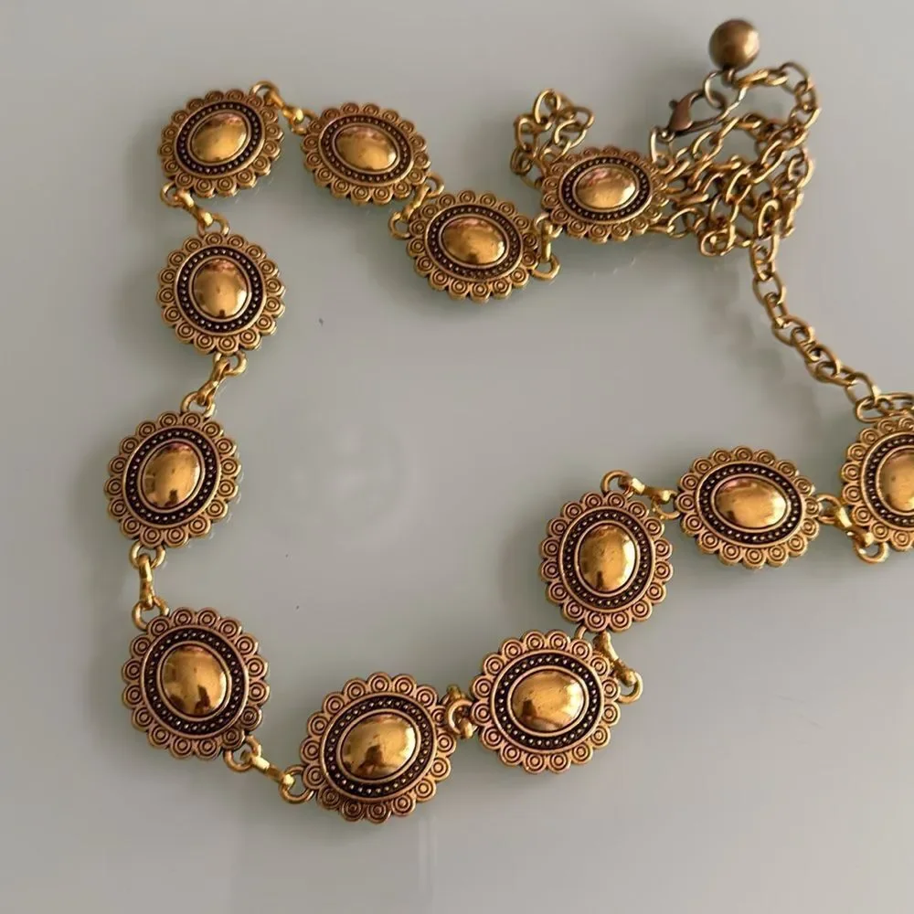 Elegant Gold Belt Vintage Style A1370